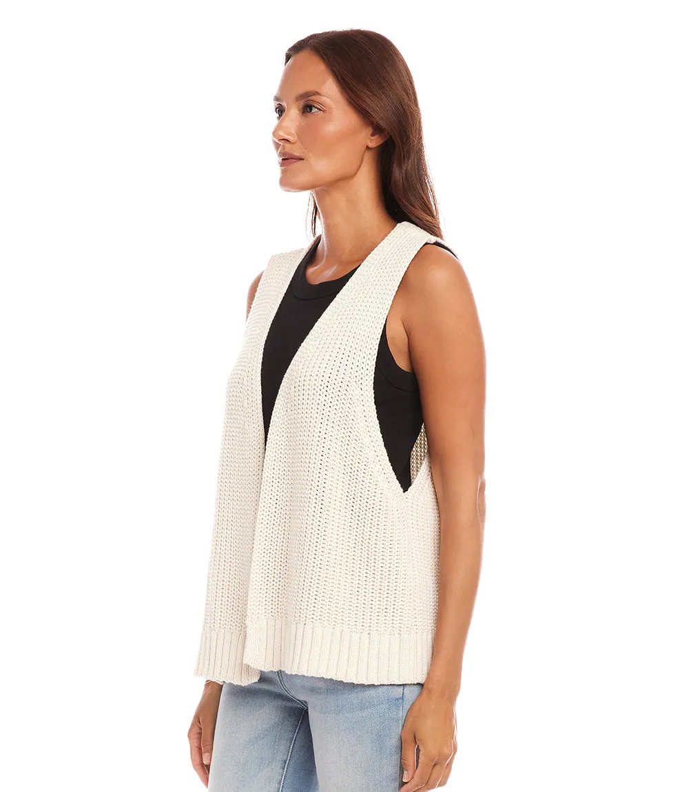 Open Sweater Vest