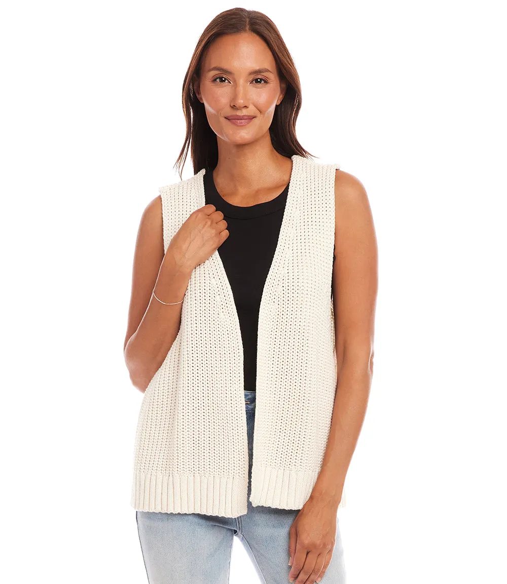 Open Sweater Vest