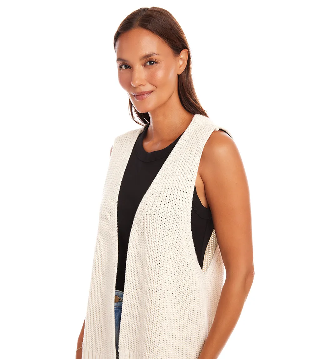 Open Sweater Vest