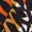 Orange Printed Wrap Bodysuit