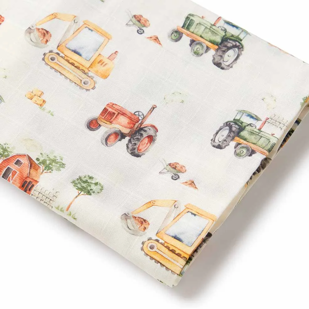 Organic 100% Cotton Muslin Wraps (8 designs)