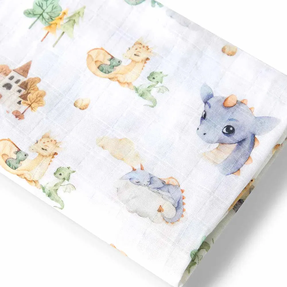 Organic 100% Cotton Muslin Wraps (8 designs)