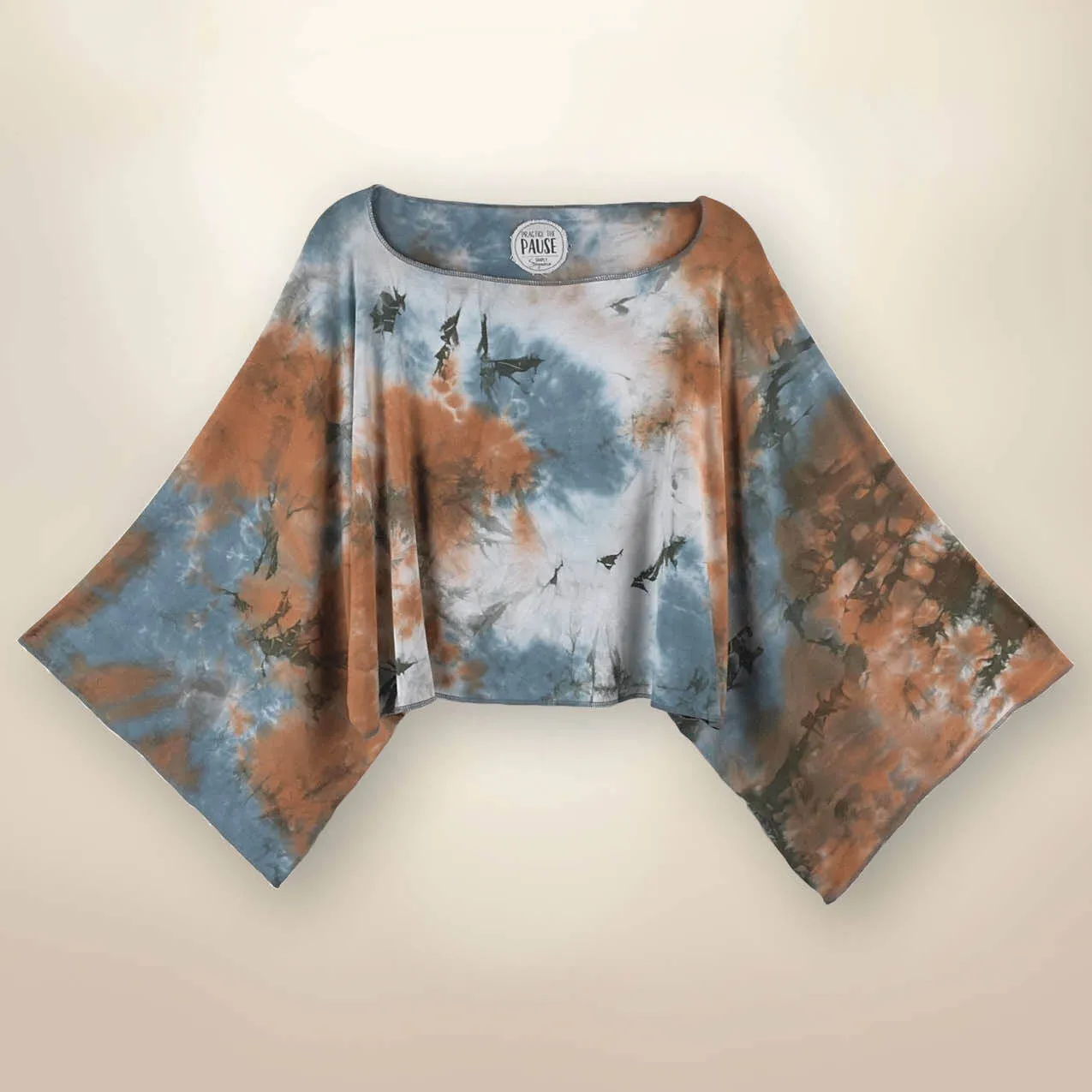 Paisley Tie Dye  Pullover Top - Cholla