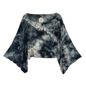 Paisley Tie Dye Top - Midnight