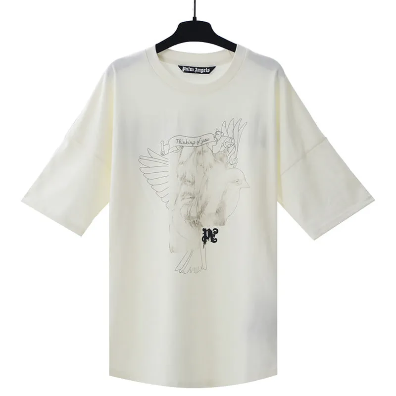 Palm Angels Graphic-Print Cotton T-Shir