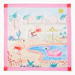 Palm Springs Pool Square Scarf
