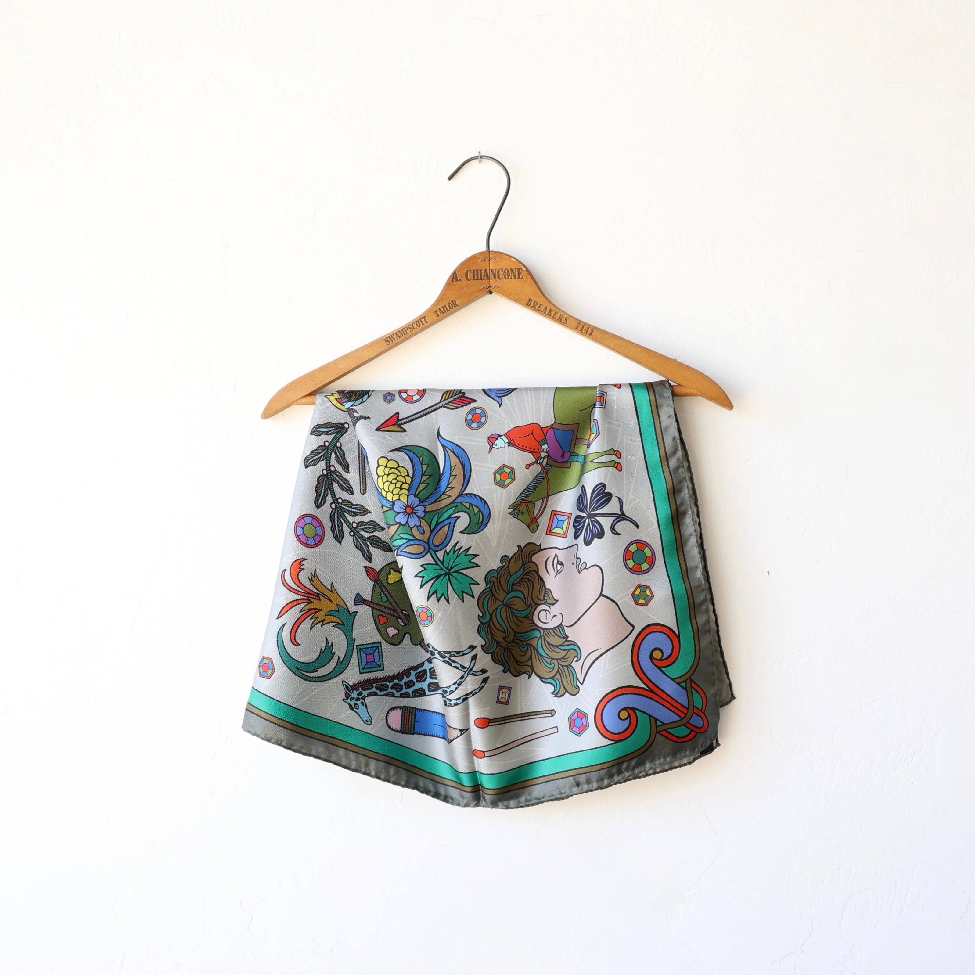 Patch NYC Daydream with Dragons Silk Scarf