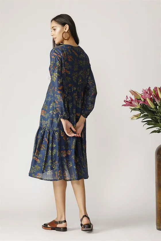 Payal Pratap   II   Morning Glory Wallich V-Neck Dress
