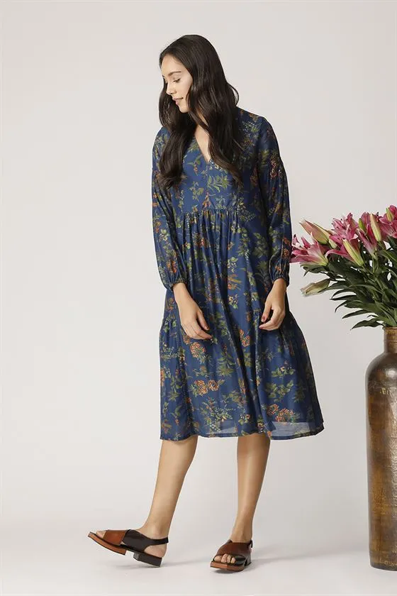 Payal Pratap   II   Morning Glory Wallich V-Neck Dress