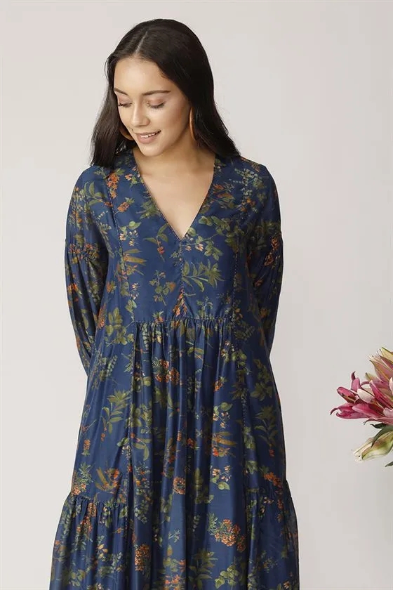 Payal Pratap   II   Morning Glory Wallich V-Neck Dress