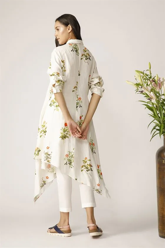 Payal Pratap   -   Nelsonia Asymmetrical Tunic Morning Glory