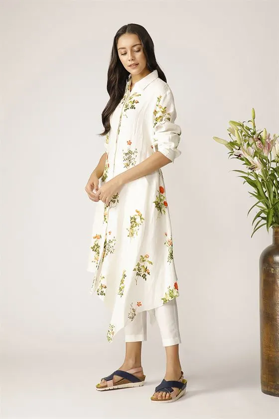 Payal Pratap   -   Nelsonia Asymmetrical Tunic Morning Glory