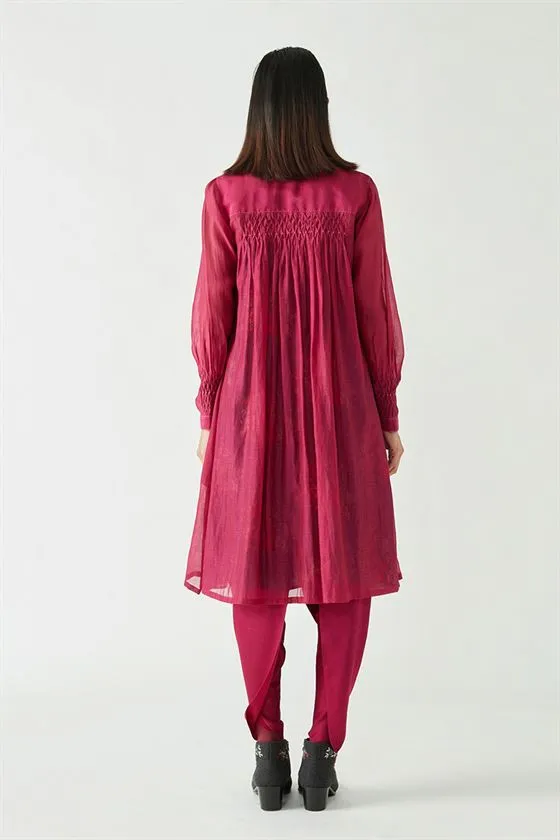 Payal Pratap   -   View with A Room  Chrissy Smocking Tunic (2 Pcs)