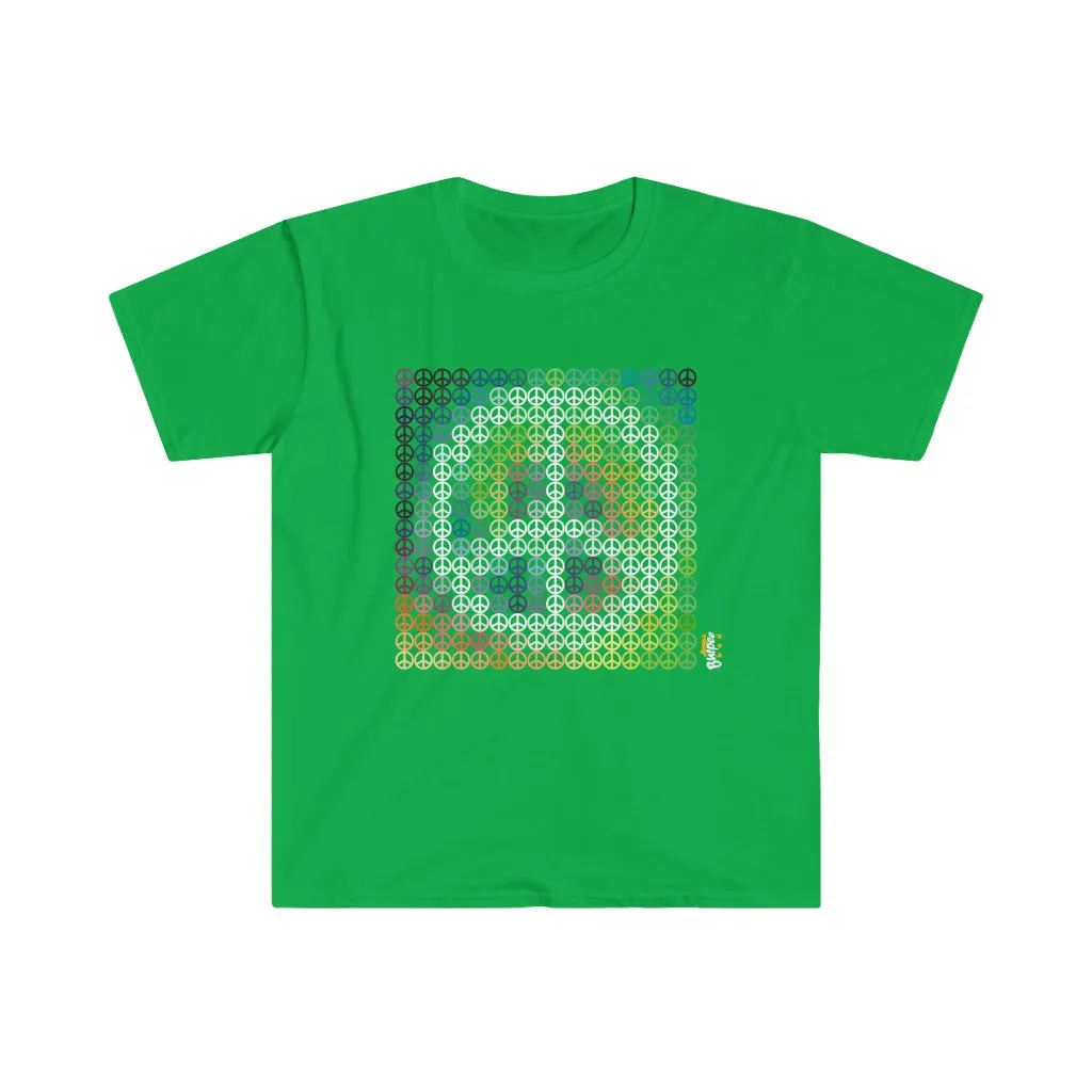 Peace From a Distance - Men's Fitted Workout T Shirt