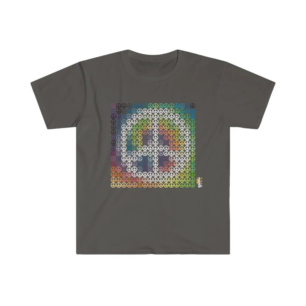 Peace From a Distance - Men's Fitted Workout T Shirt
