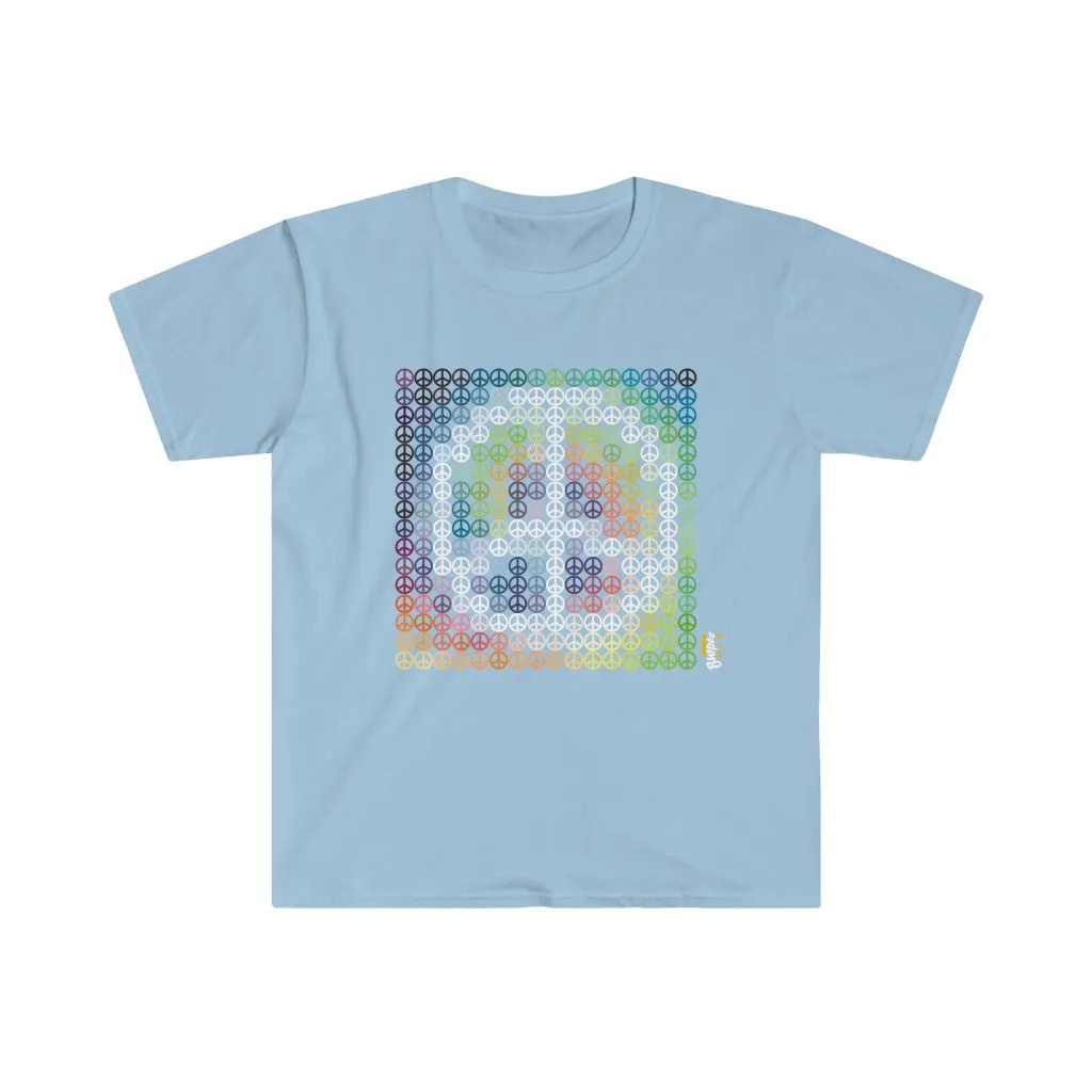 Peace From a Distance - Men's Fitted Workout T Shirt