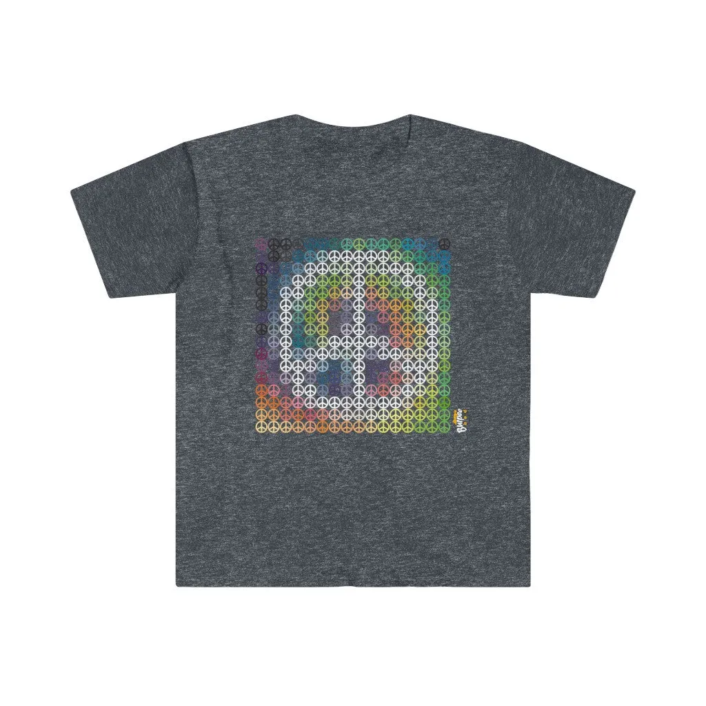 Peace From a Distance - Men's Fitted Workout T Shirt