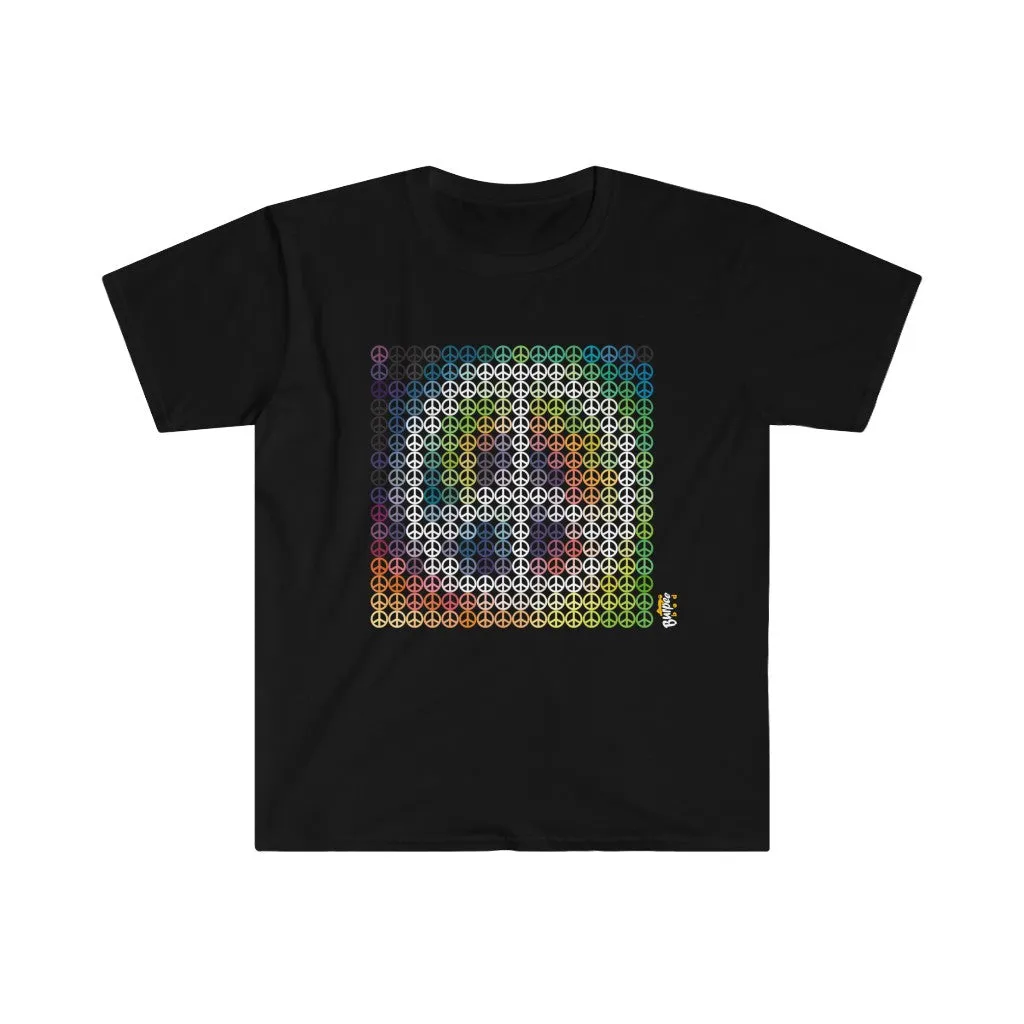 Peace From a Distance - Men's Fitted Workout T Shirt