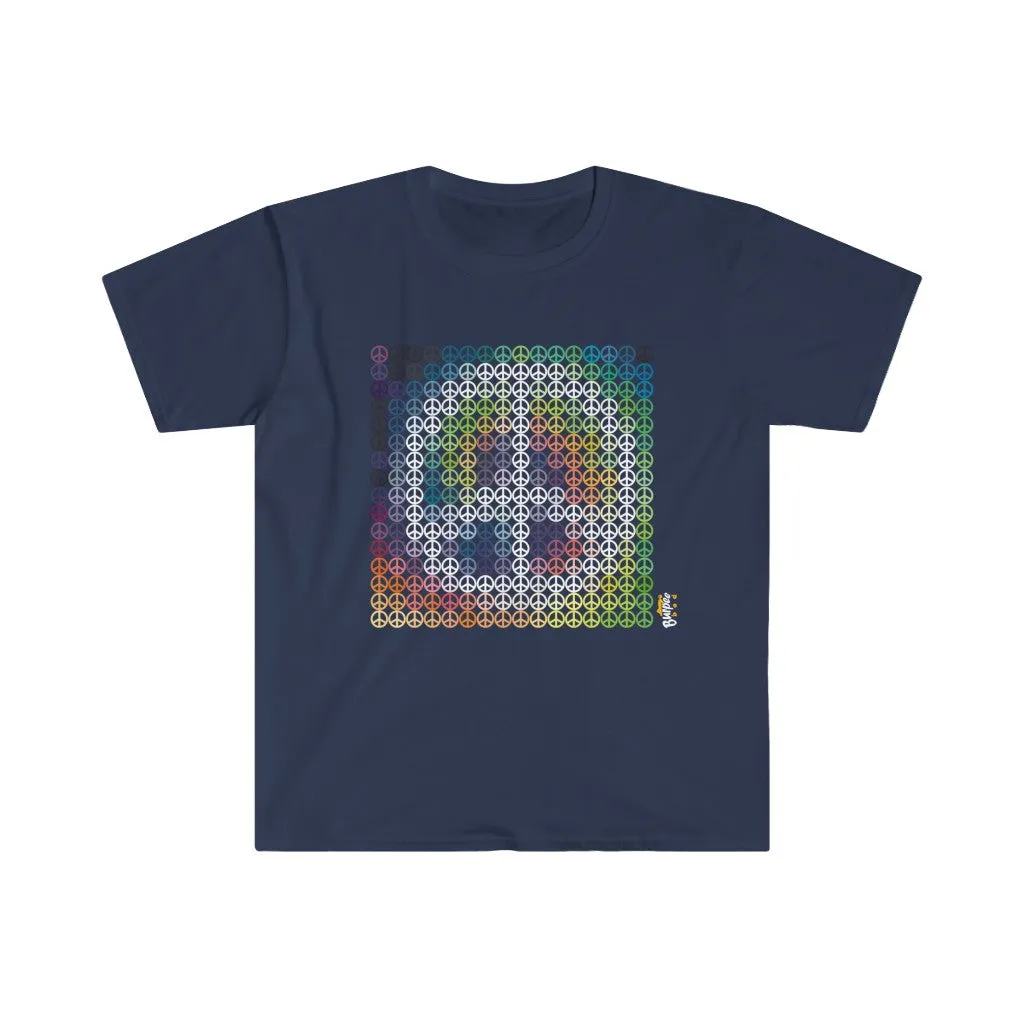 Peace From a Distance - Men's Fitted Workout T Shirt