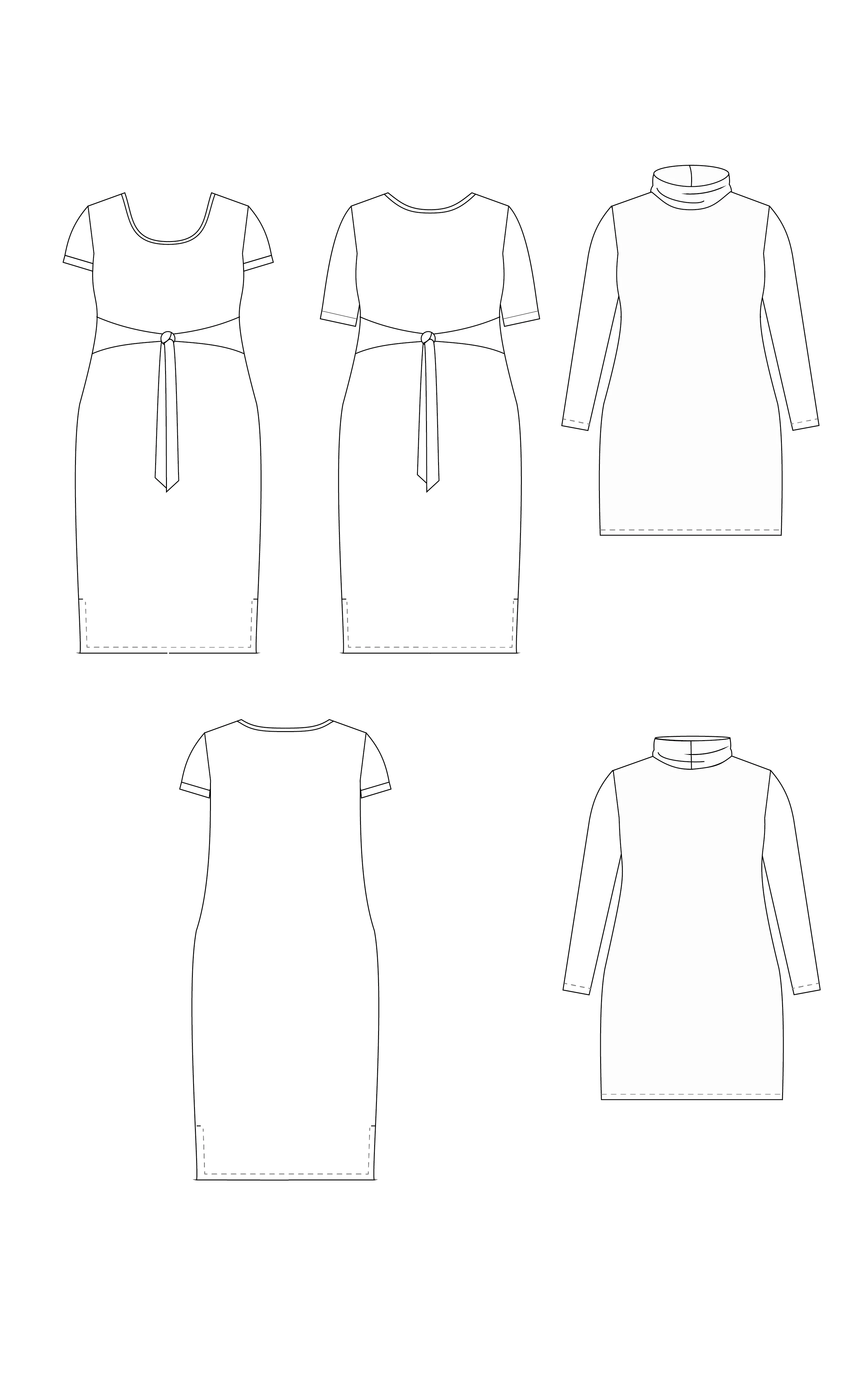 Pembroke Dress & Tunic 12-32 PDF pattern