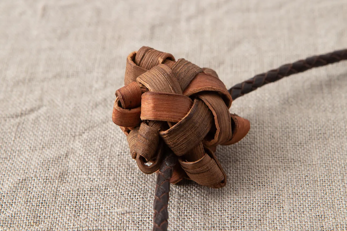 Pendant “Flower” (choker type) / Grape vine / Yamagata-JPN 311405-1