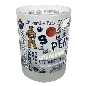 Penn State Color Wrap Double Old Fashion Rocks Glass