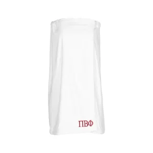 Pi Beta Phi Terry Velour Spa Wrap