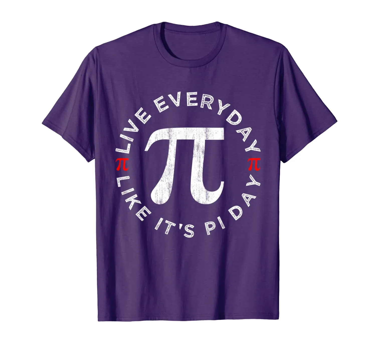 Pi Day Vintage T-Shirt 2020 Live Everyday Like It's Pi Day T-Shirt