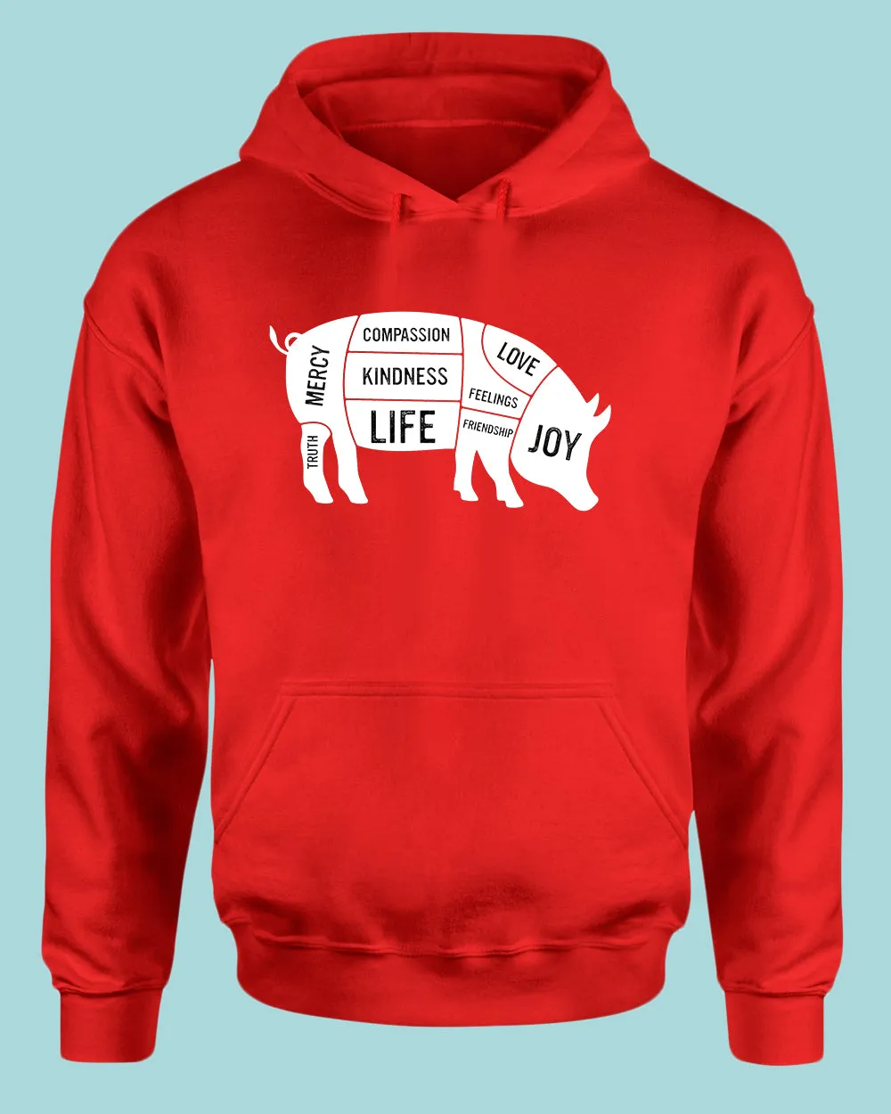 Pig Kindness Spot shirt, Stop Eating Pig Hoodie
