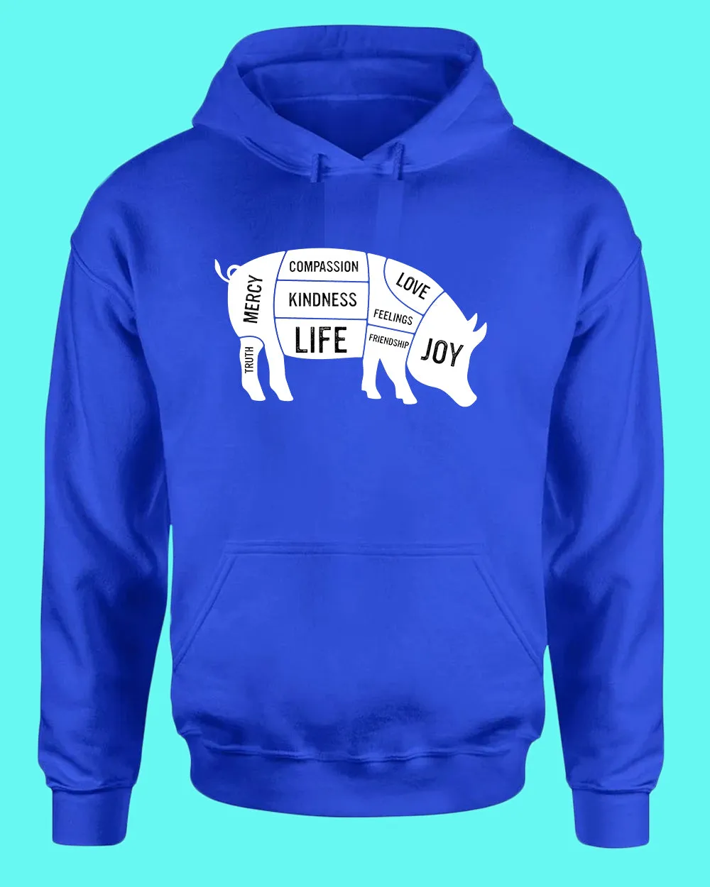 Pig Kindness Spot shirt, Stop Eating Pig Hoodie