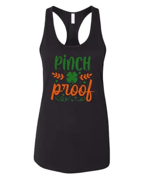 Pinch Proof tank top women racerback st patrick's day tank top