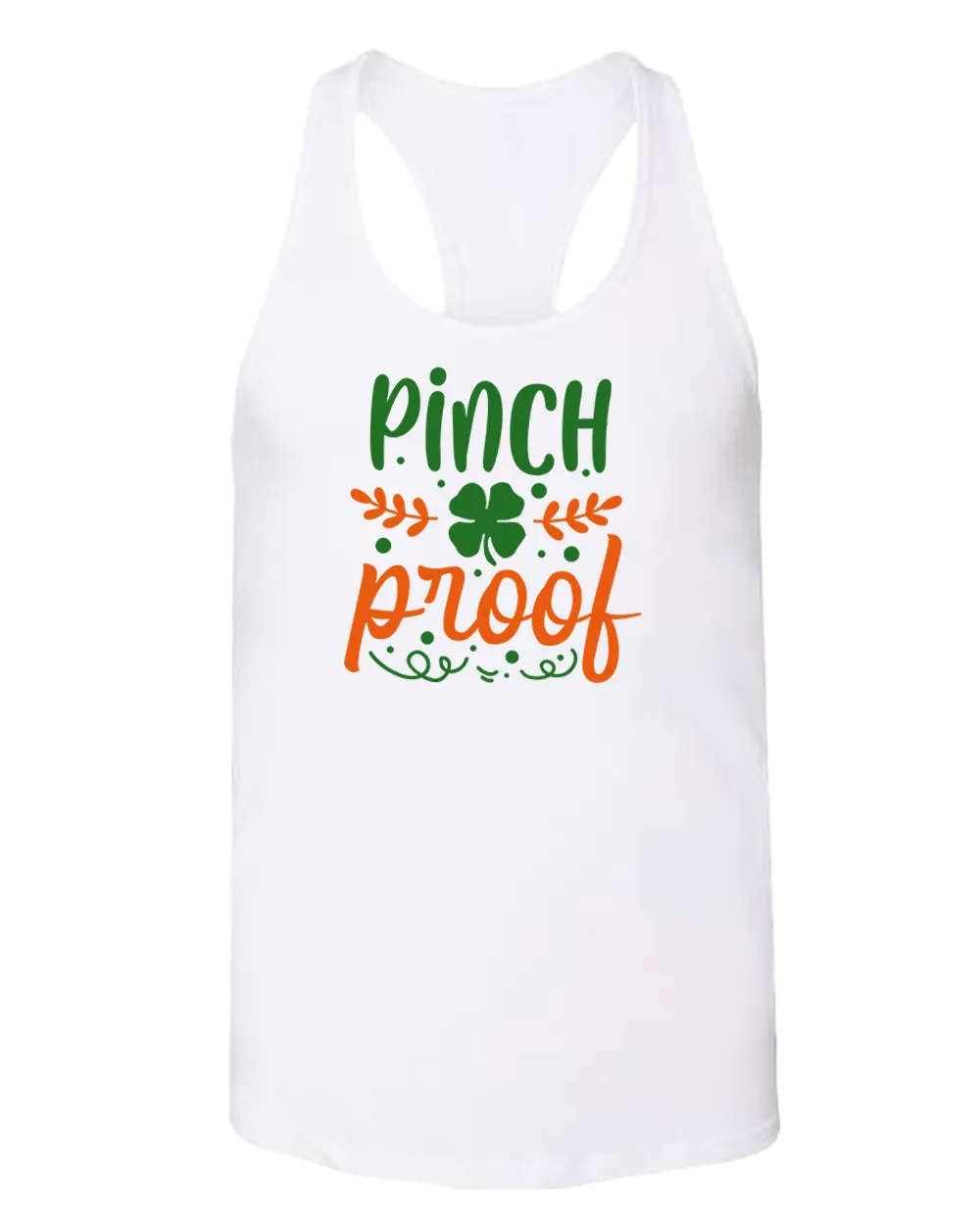 Pinch Proof tank top women racerback st patrick's day tank top