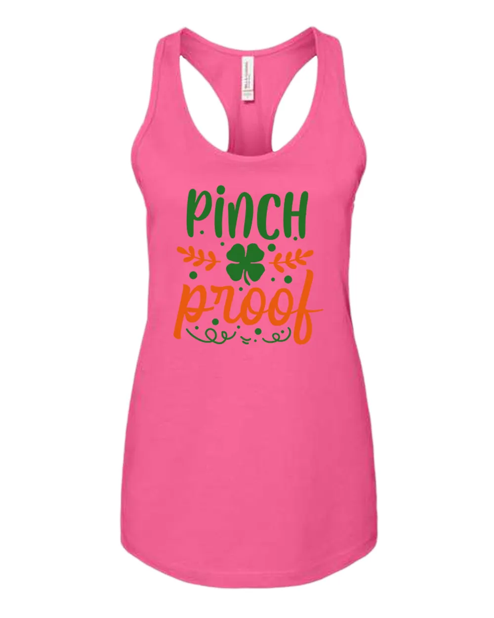 Pinch Proof tank top women racerback st patrick's day tank top