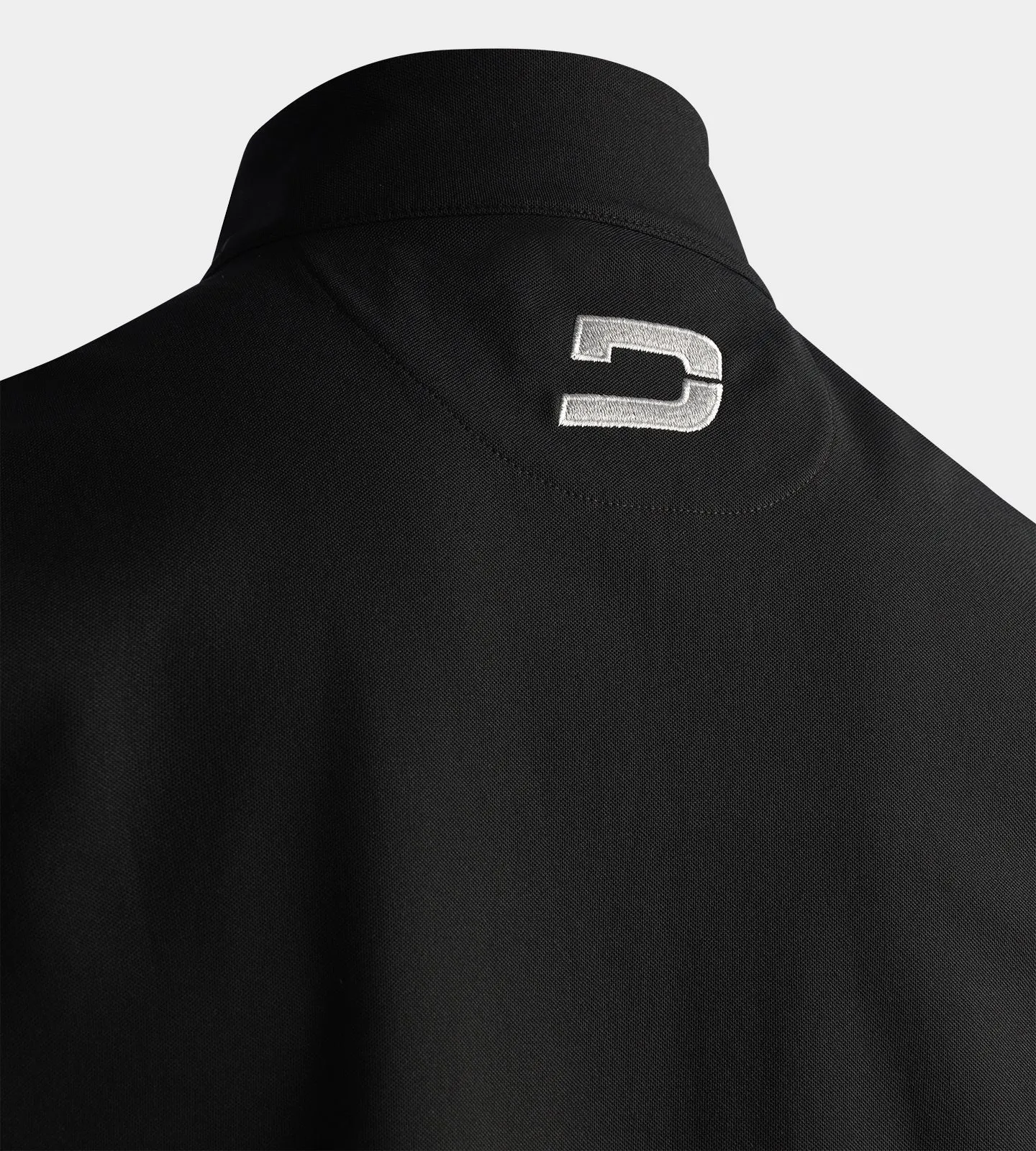 PIQUE SLEEVELESS - BLACK