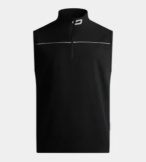 PIQUE SLEEVELESS - BLACK