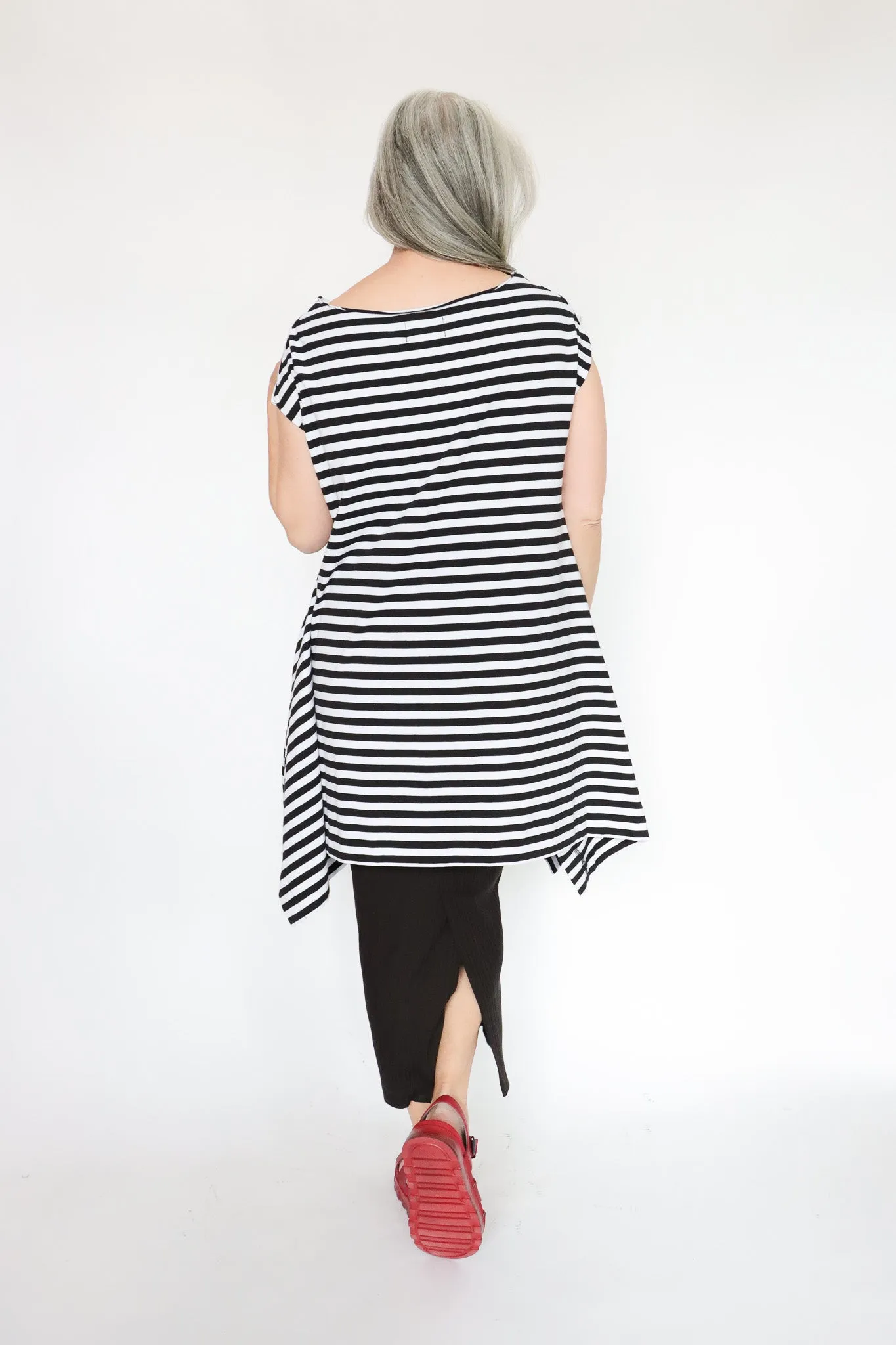 PLUSLAVIE PLÜ Striped Bat Top