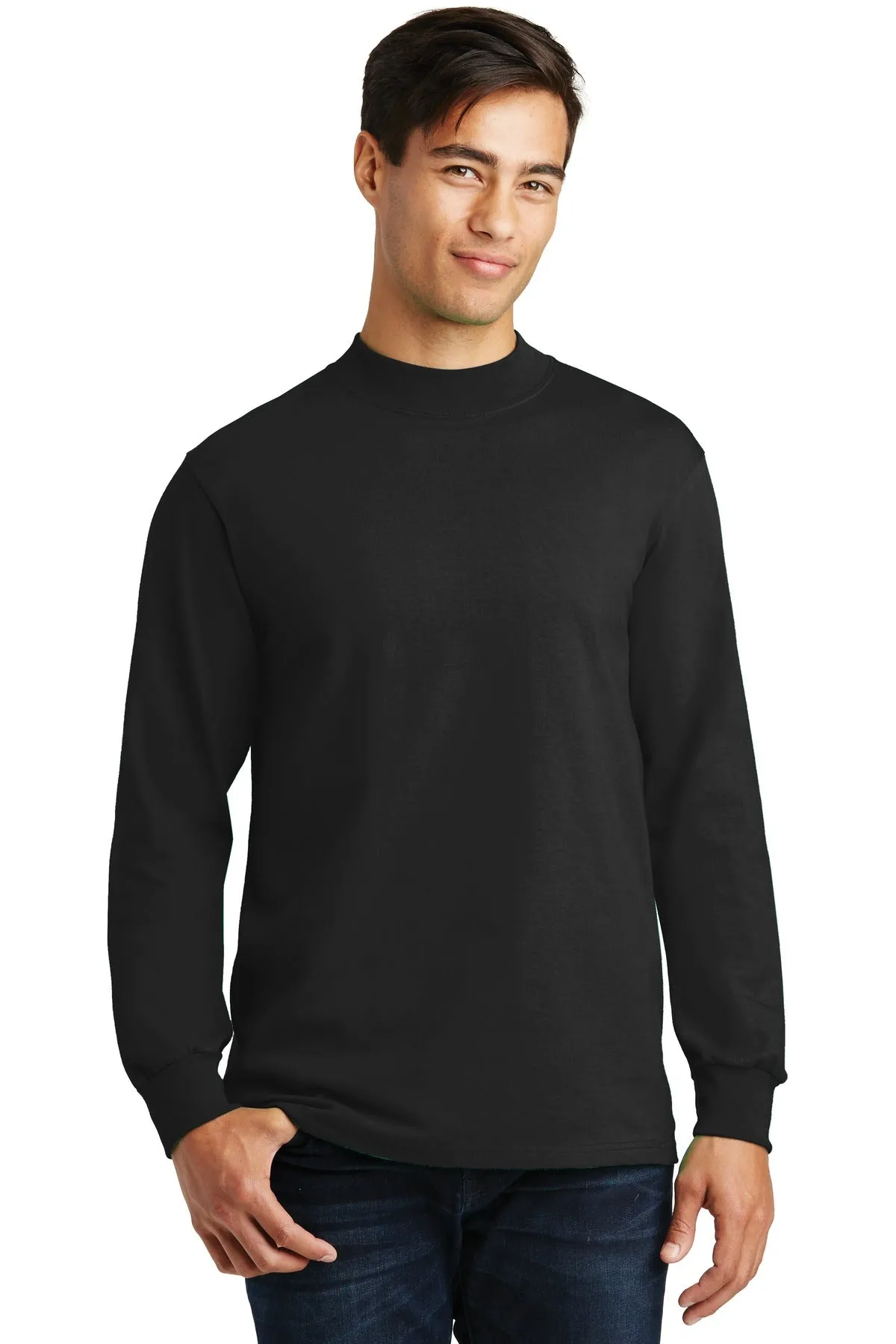 Port & Company Essential Mock Turtleneck