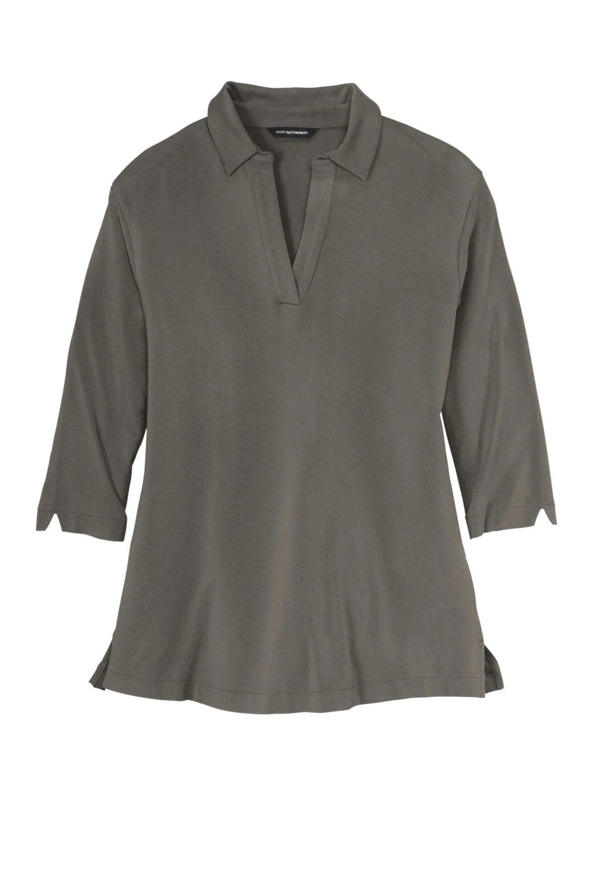 Port Authority  Women's Luxe Knit Tunic. LK5601 Sterling Grey