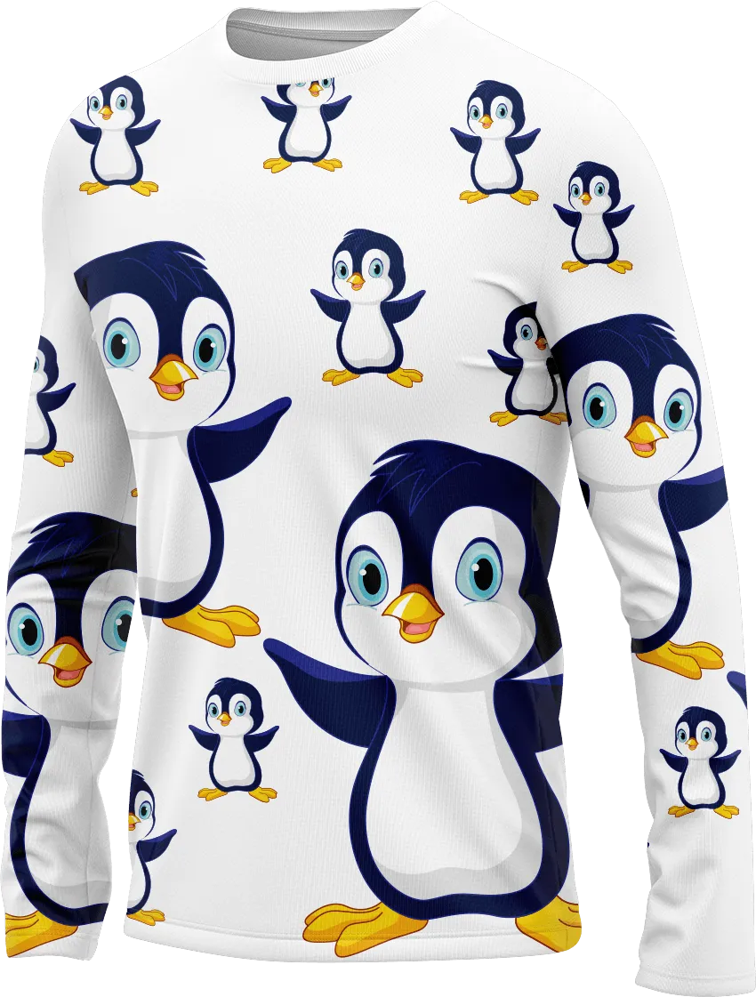 Pranksta Penguin Rash Shirt Long Sleeve