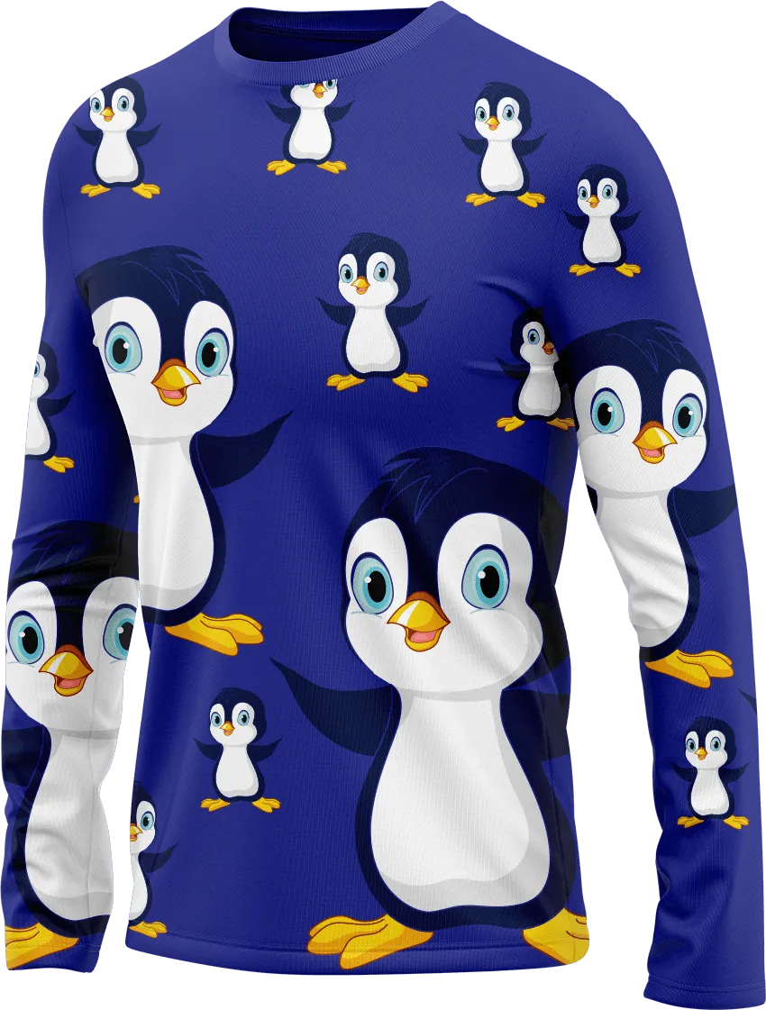 Pranksta Penguin Rash Shirt Long Sleeve