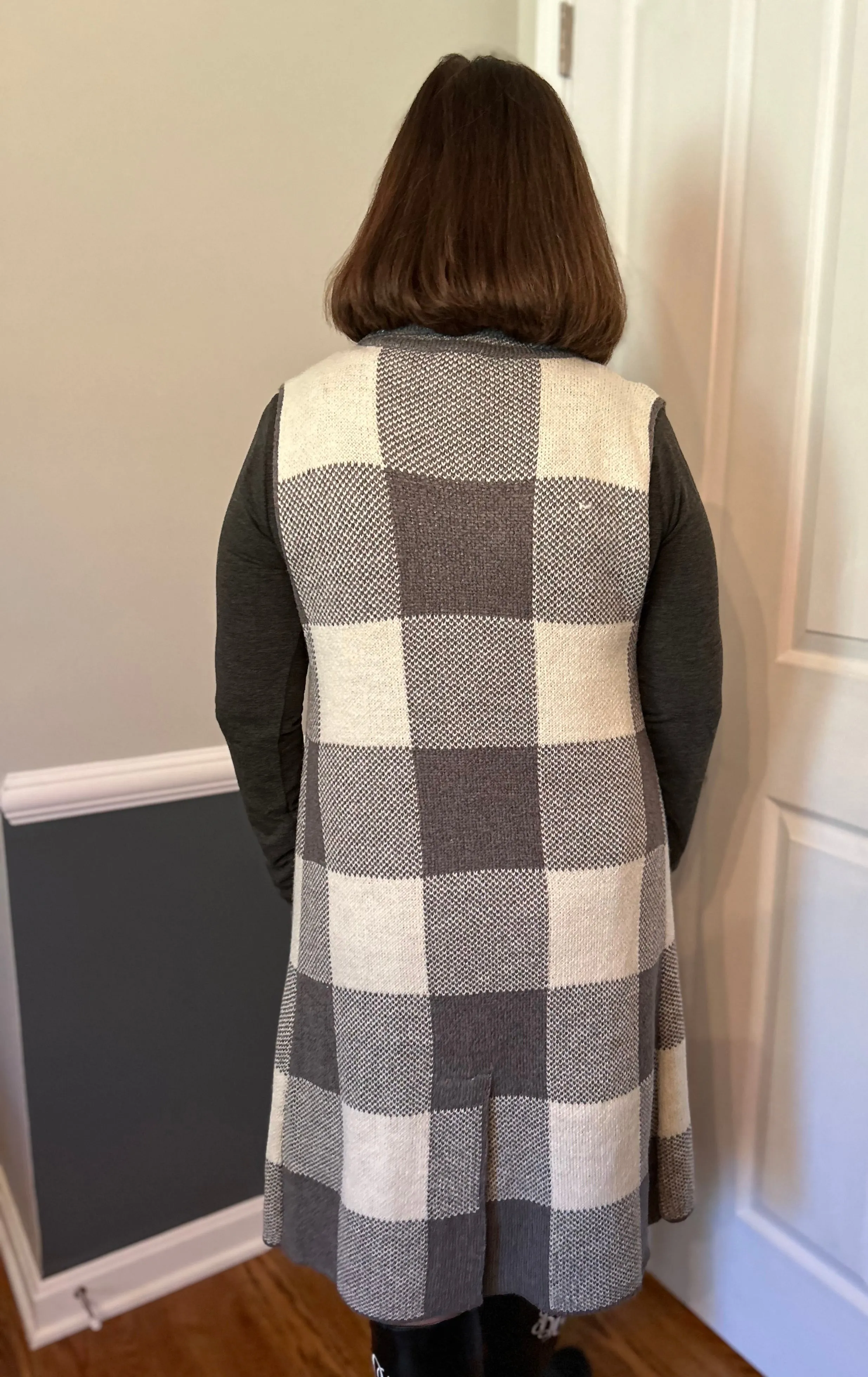 Pretty in Plaid Vest