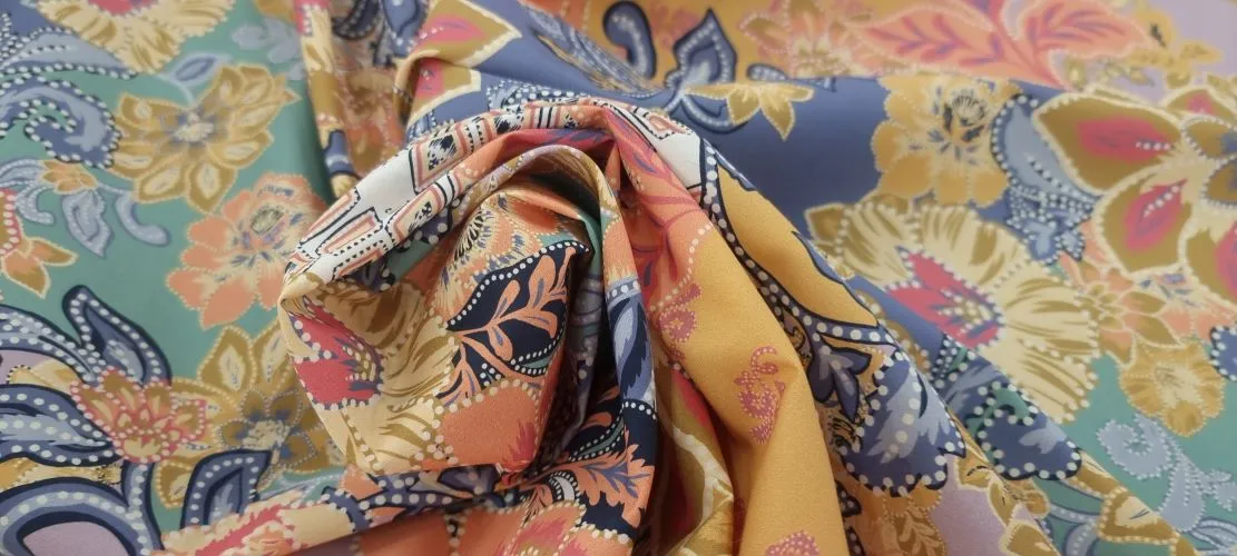Printed Cotton Floral Jigsaw
