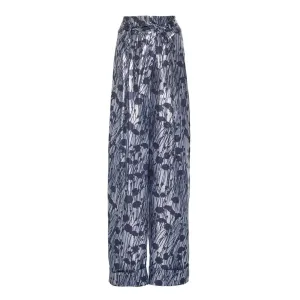 Printed Lamé Pant