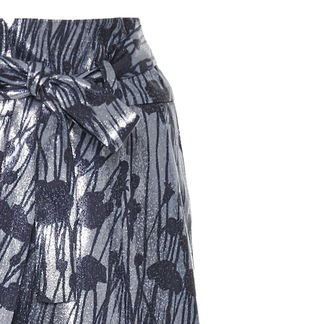 Printed Lamé Pant