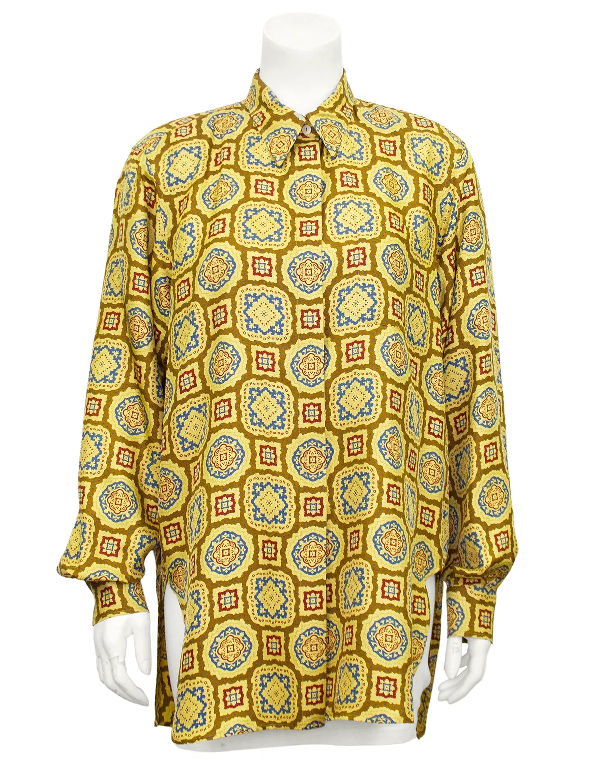 Printed Silk Shirt