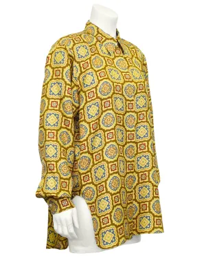 Printed Silk Shirt
