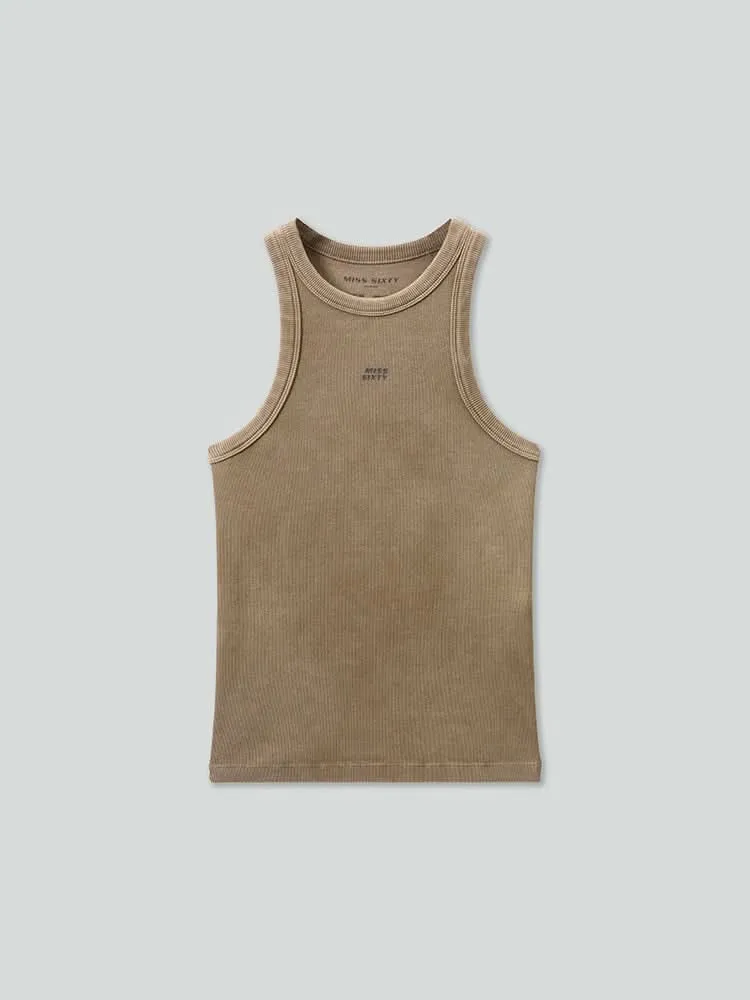 Printed Slim Fit Tank Top