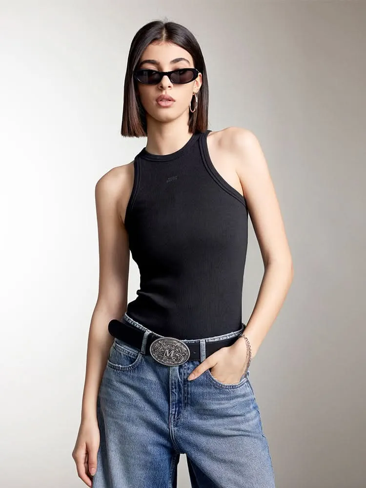 Printed Slim Fit Tank Top