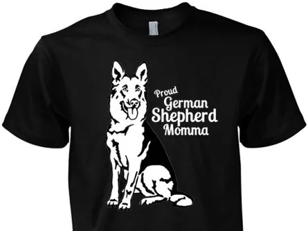 Proud German Shepherd Momma