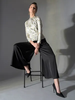 Pumice Silk Peplum Top